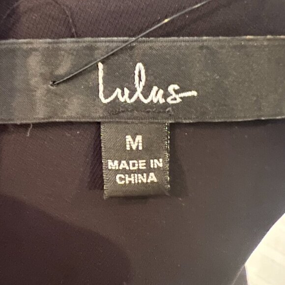 Lulu’s Black Dress Size Medium - Picture 10 of 13